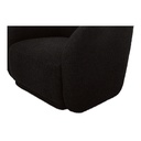 Faye Accent Chair Black Boucle - 4
