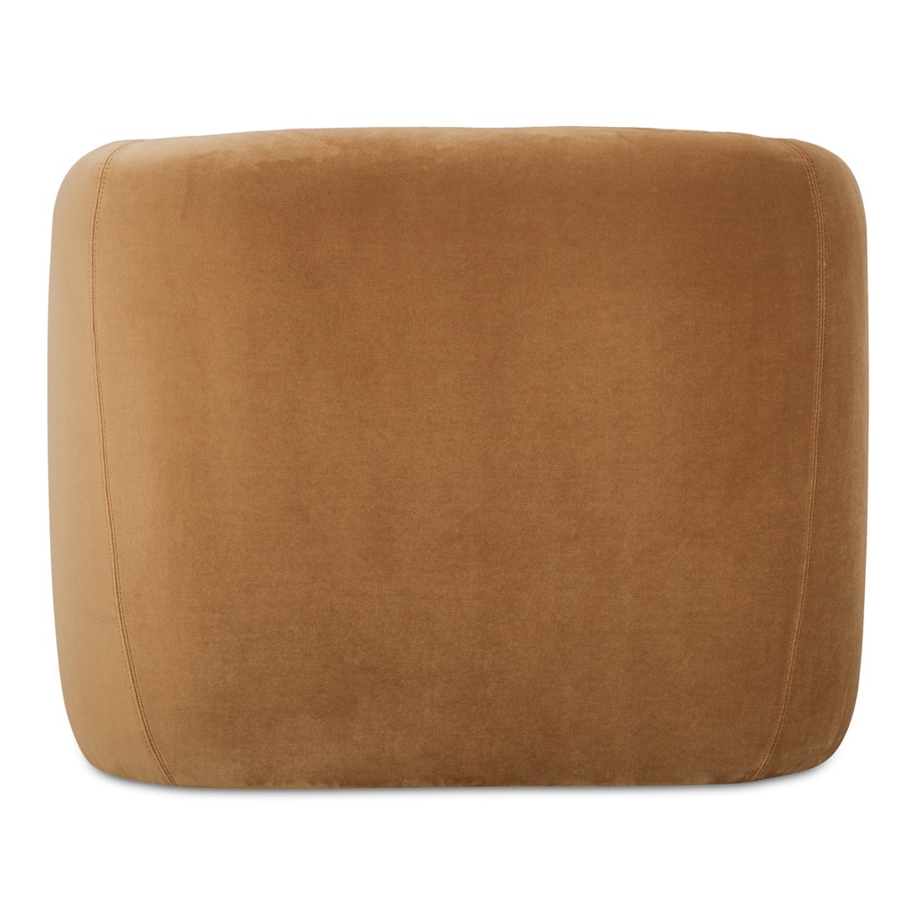 Faye Accent Chair Tan Faux Mohair - 3
