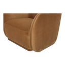 Faye Accent Chair Tan Faux Mohair - 4