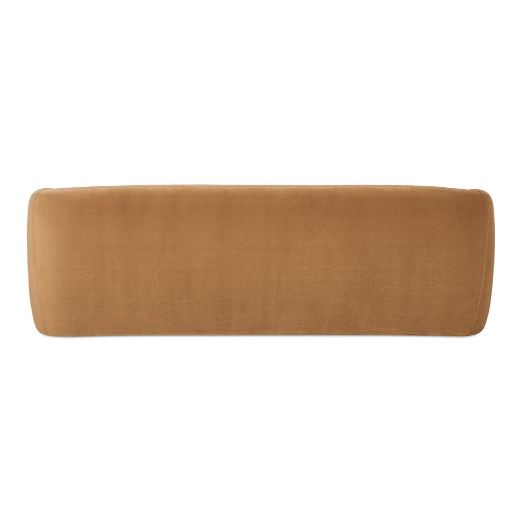 Faye Sofa Tan Faux Mohair - 3