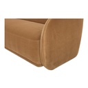 Faye Sofa Tan Faux Mohair - 4