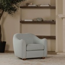Bria Accent Chair Light Blue - 5