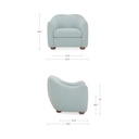 Bria Accent Chair Light Blue - 6