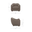Bria Accent Chair Brown - 6