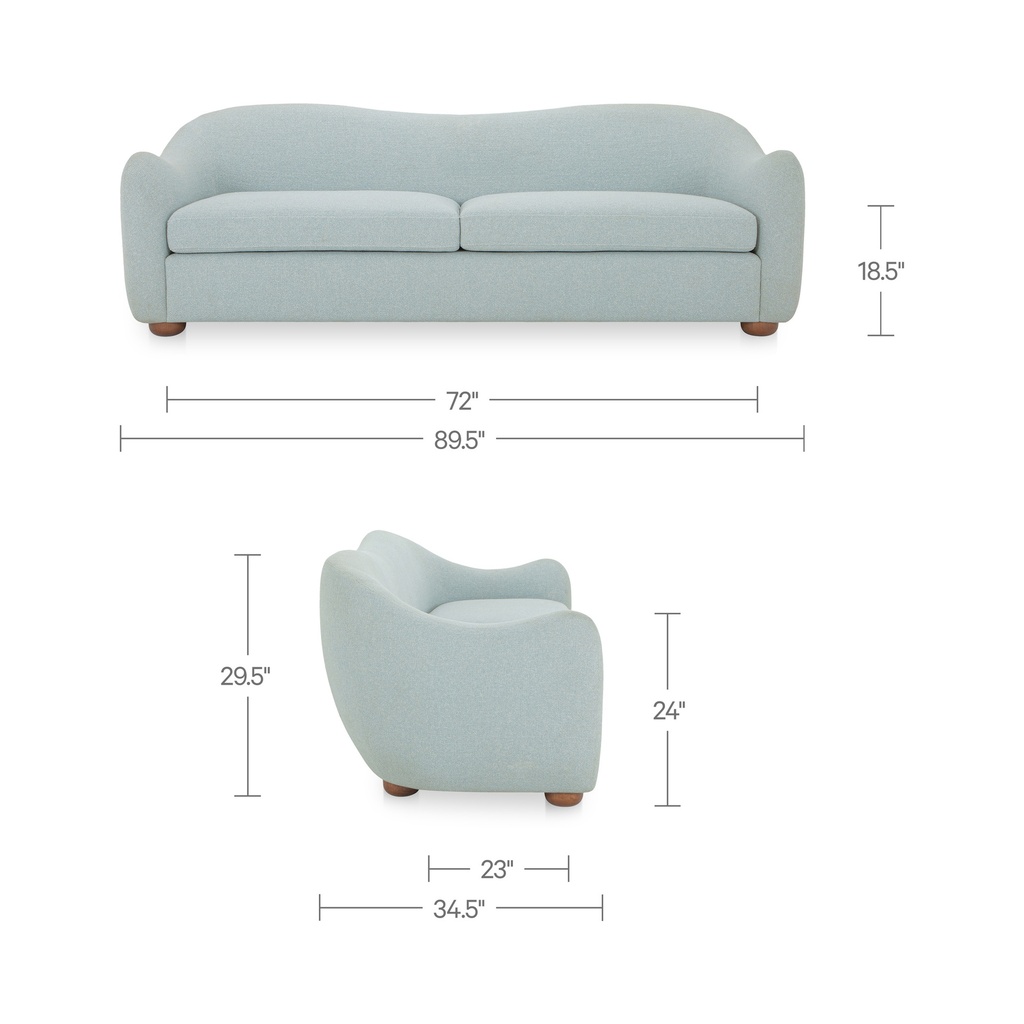 Bria Sofa Light Blue - 8