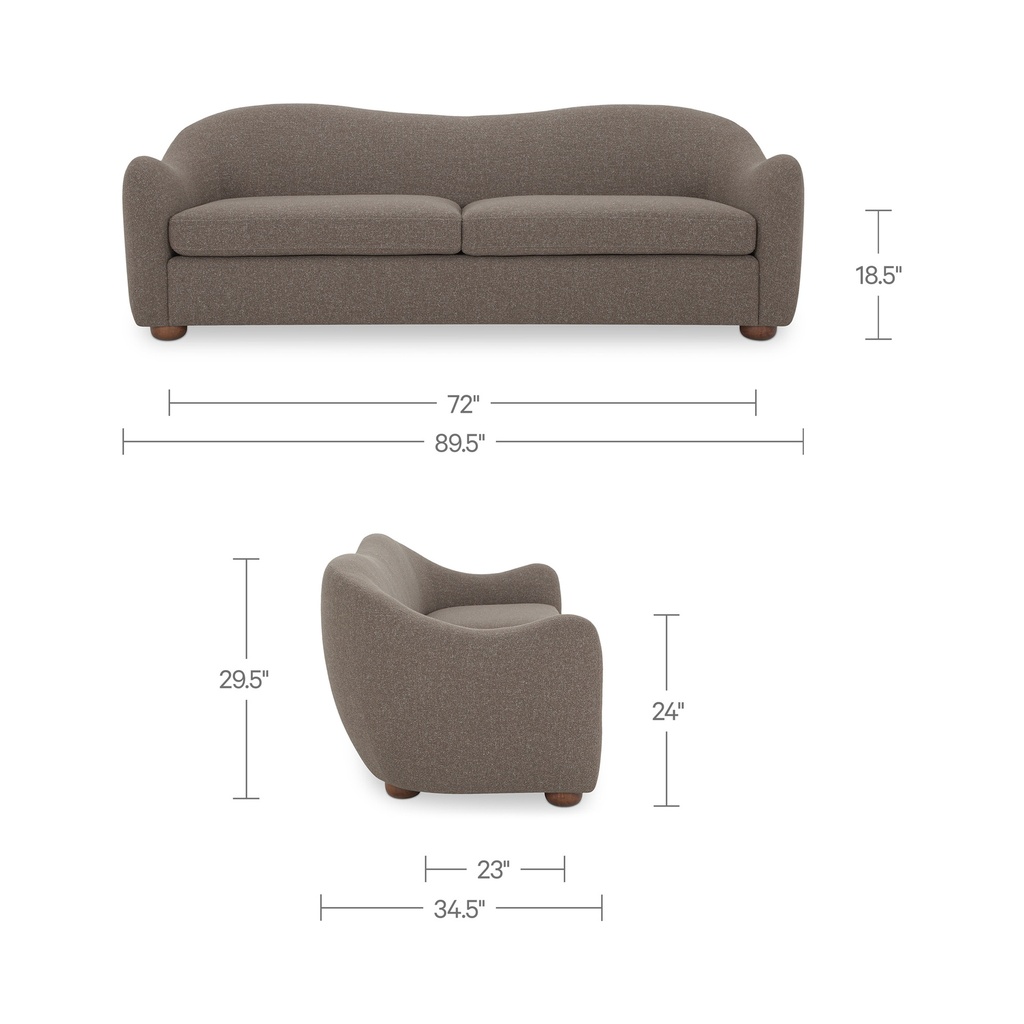 Bria Sofa Brown - 8