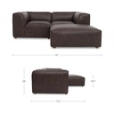 Form Nook Modular Sectional Espresso Brown - 8