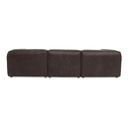 Form Classic L-Shaped Modular Sectional Espresso Brown - 1