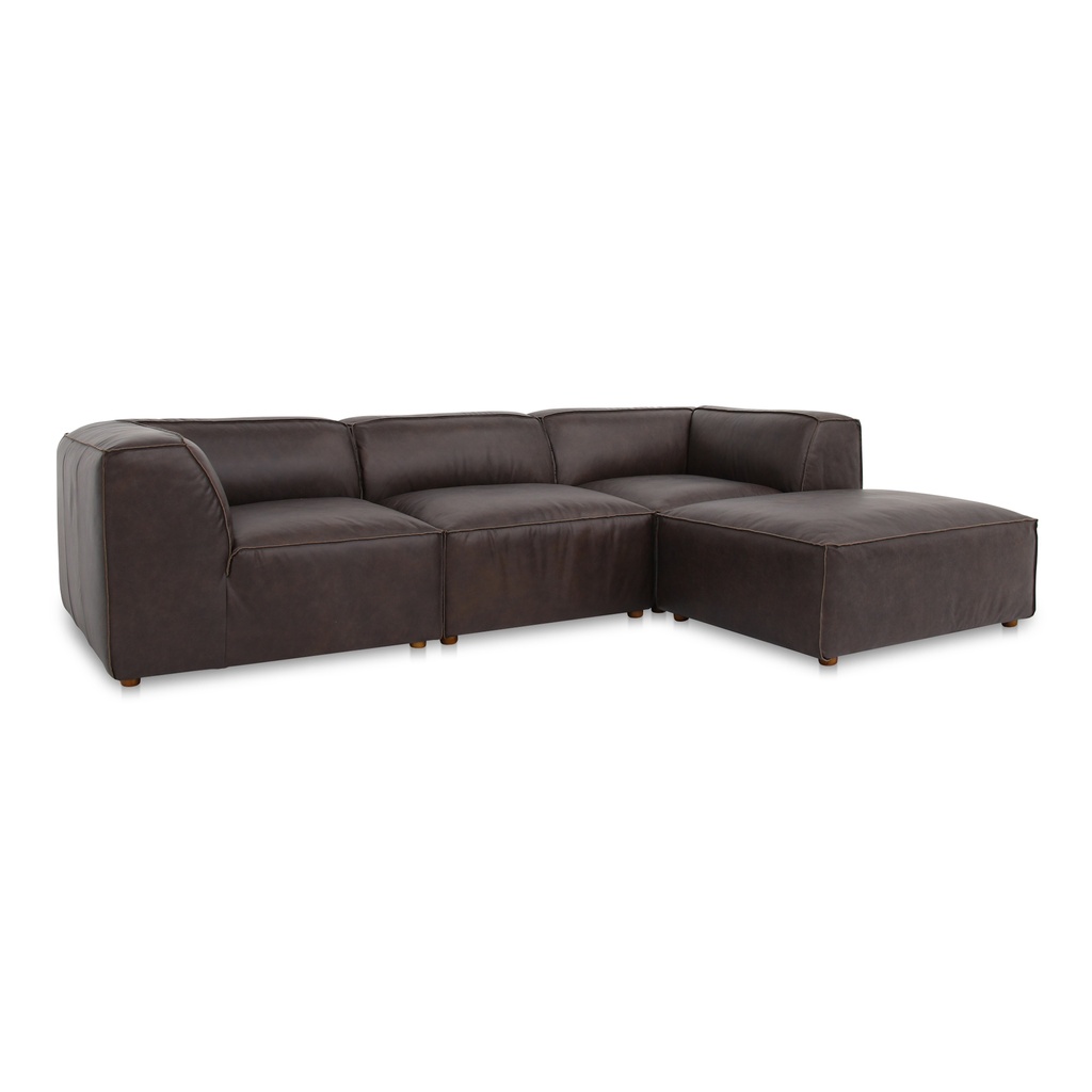 Form Lounge Modular Sectional Espresso Brown - 1