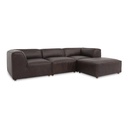 Form Lounge Modular Sectional Espresso Brown - 1
