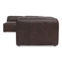 Form Signature Modular Sectional Espresso Brown Leather - 2