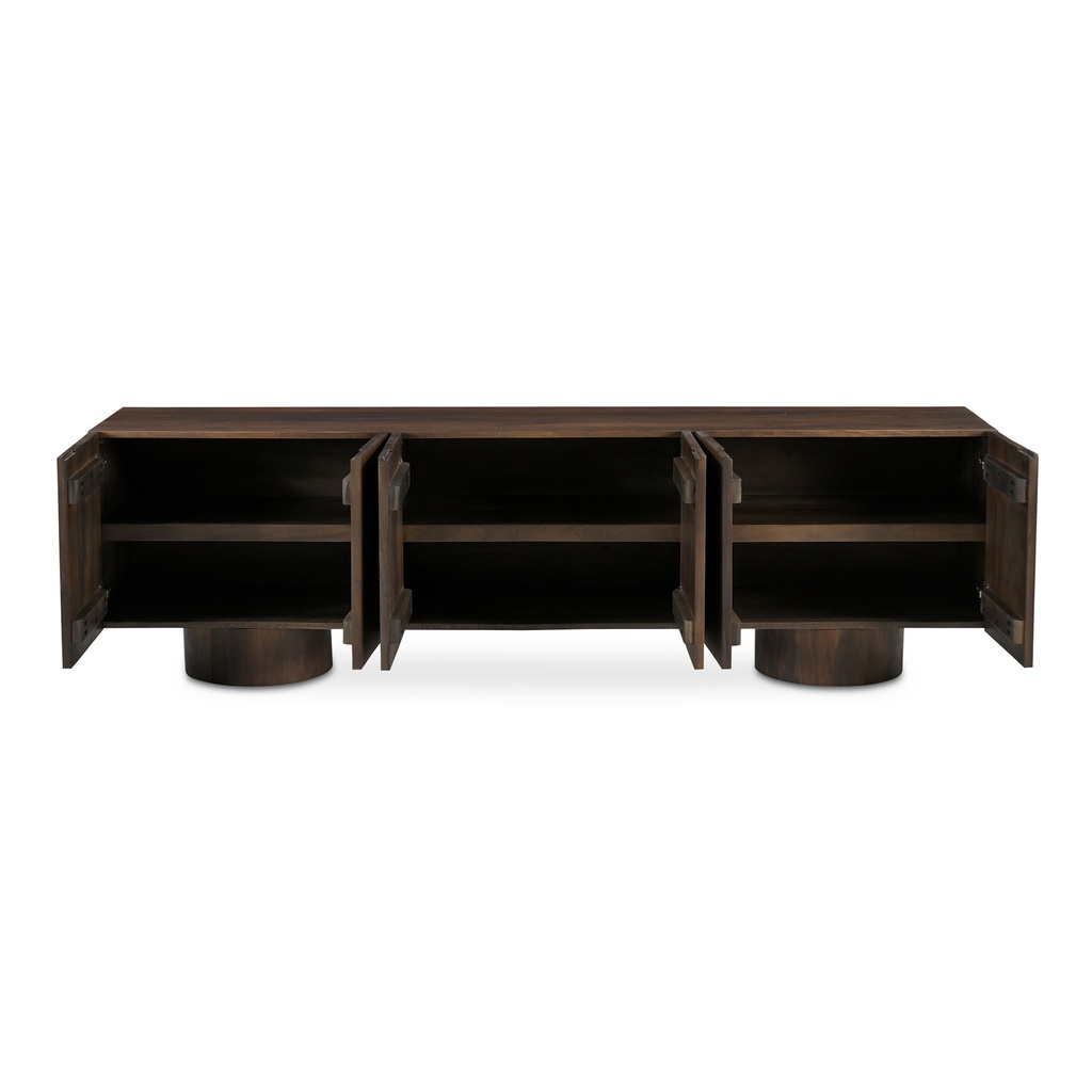 Hadley Media Unit Warm Brown - 3