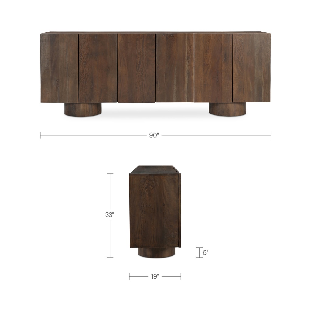 Hadley Sideboard Warm Brown - 9