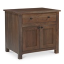 Gene Charging Nightstand Dark Brown - 1