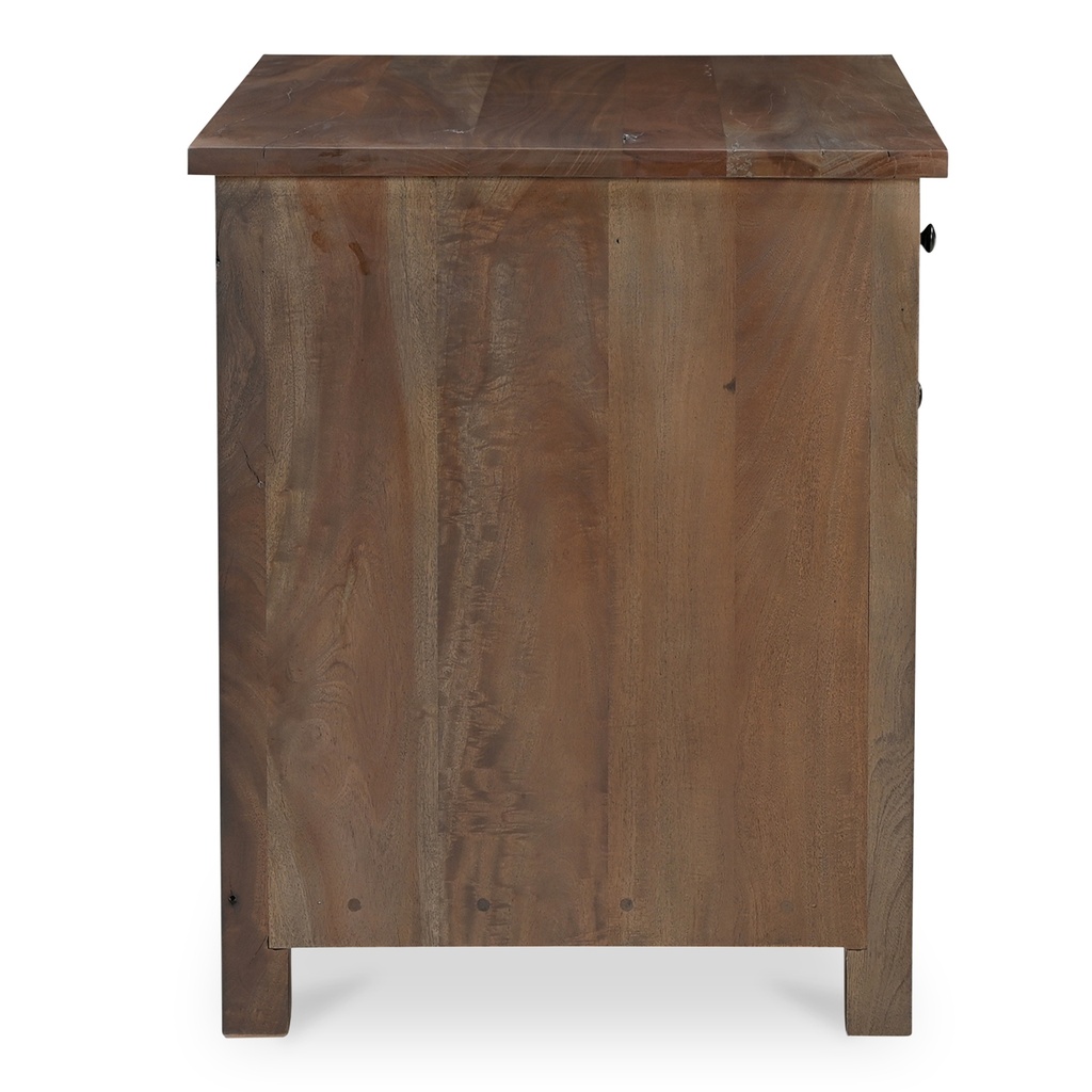 Gene Charging Nightstand Dark Brown - 2