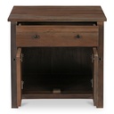 Gene Charging Nightstand Dark Brown - 3