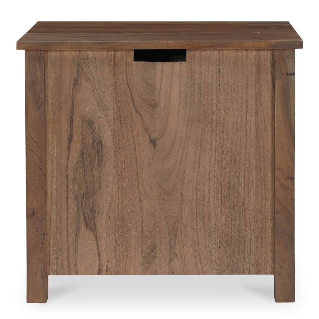 Gene Charging Nightstand Dark Brown - 4