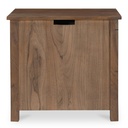 Gene Charging Nightstand Dark Brown - 4