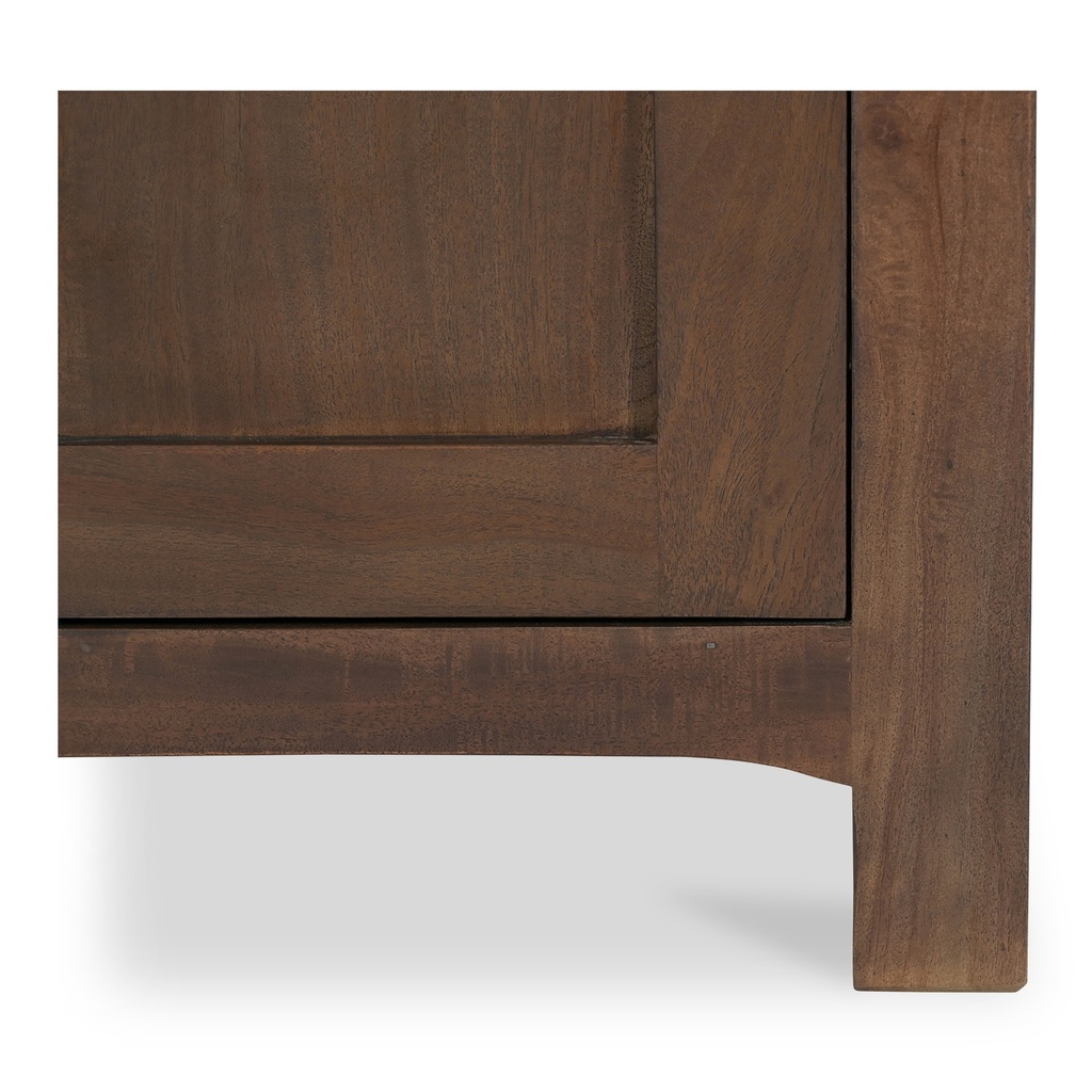 Gene Charging Nightstand Dark Brown - 6