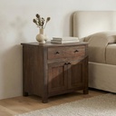 Gene Charging Nightstand Dark Brown - 9