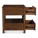Lottie Charging Nightstand Brown - 2