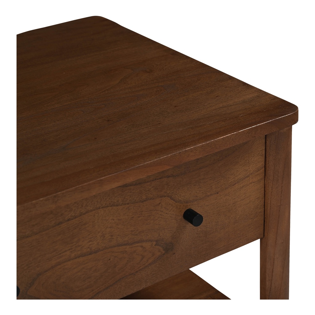 Lottie Charging Nightstand Brown - 6