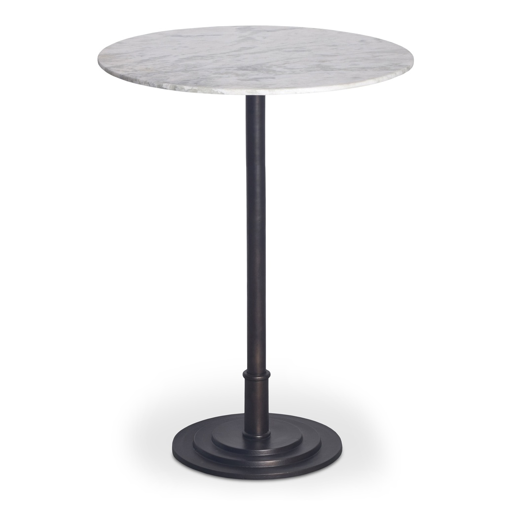 Tori Outdoor Bar Table White Marble - 1