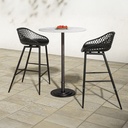 Tori Outdoor Counter Table White Marble - 5