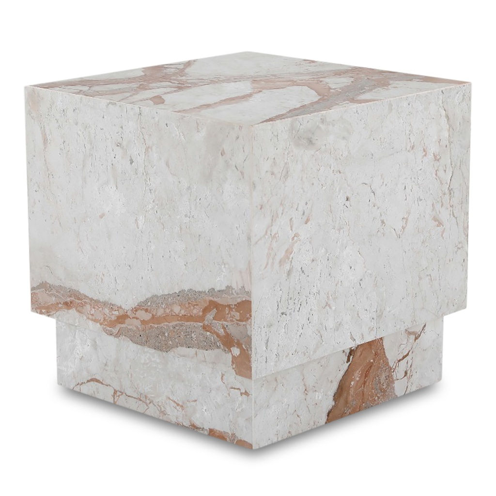 Layla Side Table Breccia Marble - 1