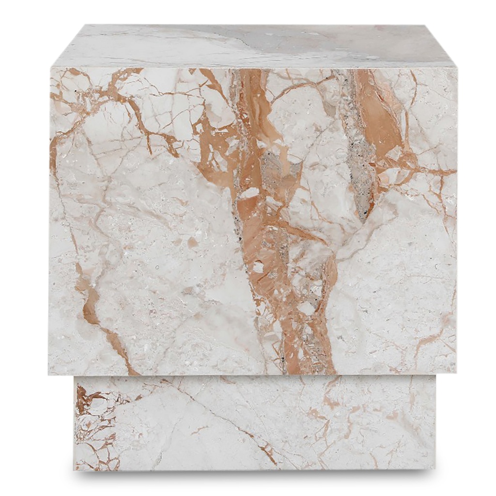 Layla Side Table Breccia Marble - 2