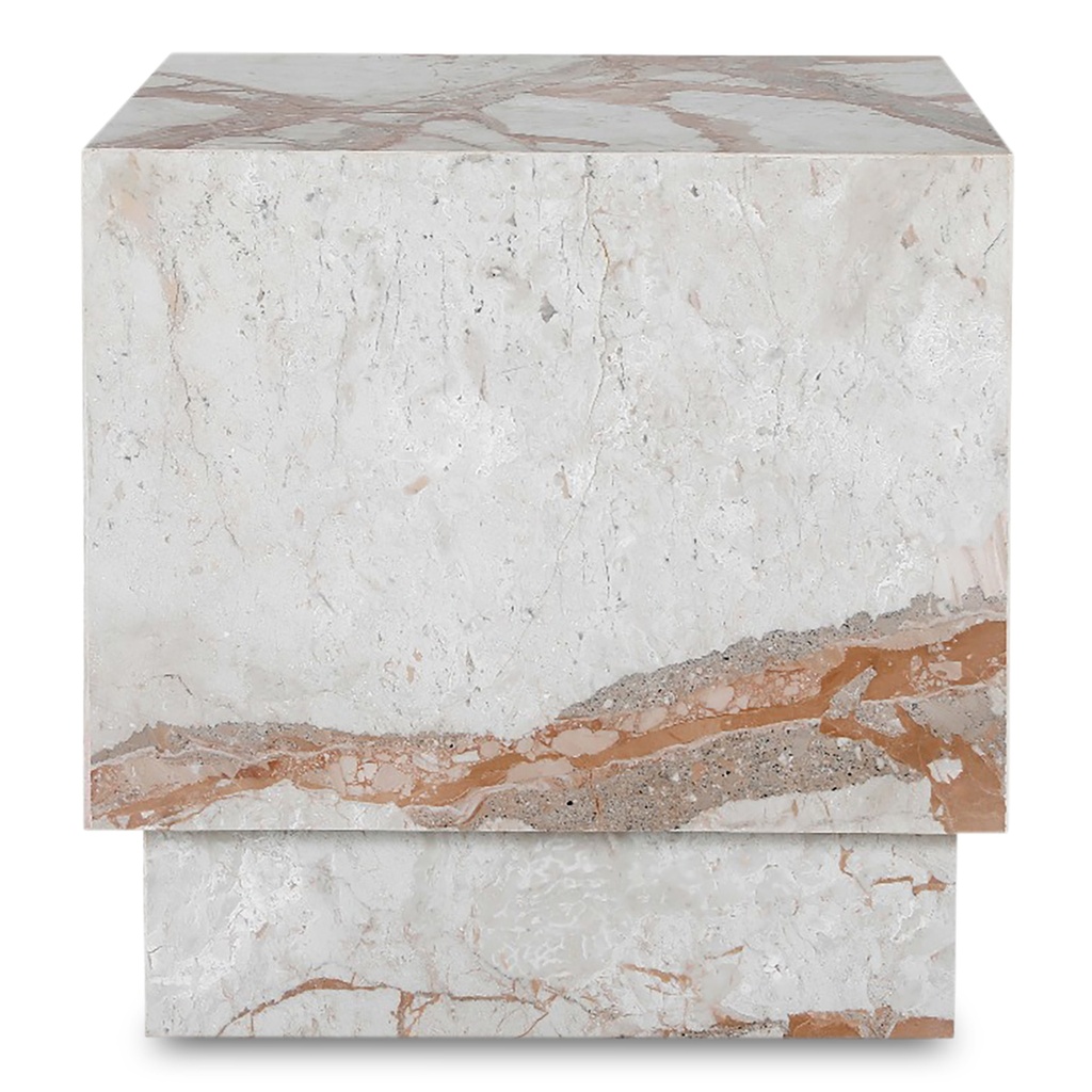 Layla Side Table Breccia Marble - 3