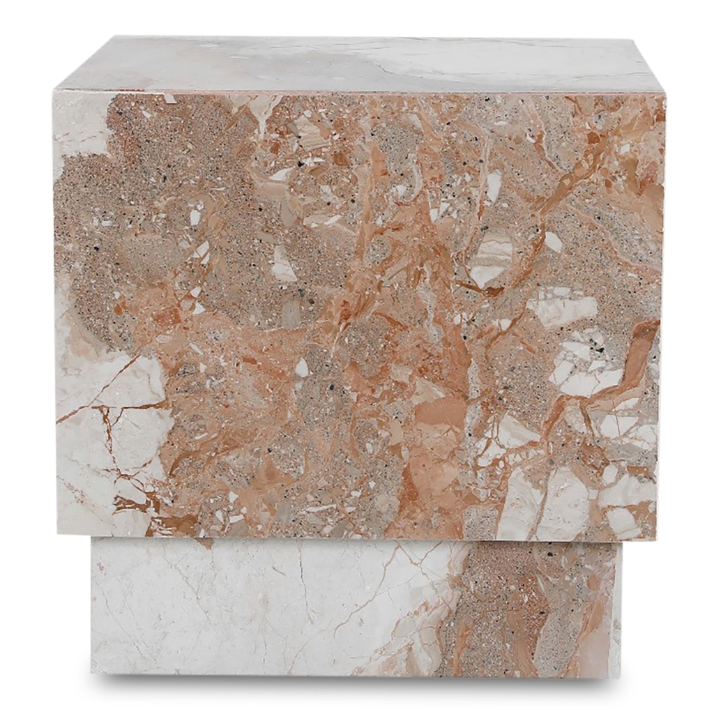 Layla Side Table Breccia Marble - 4