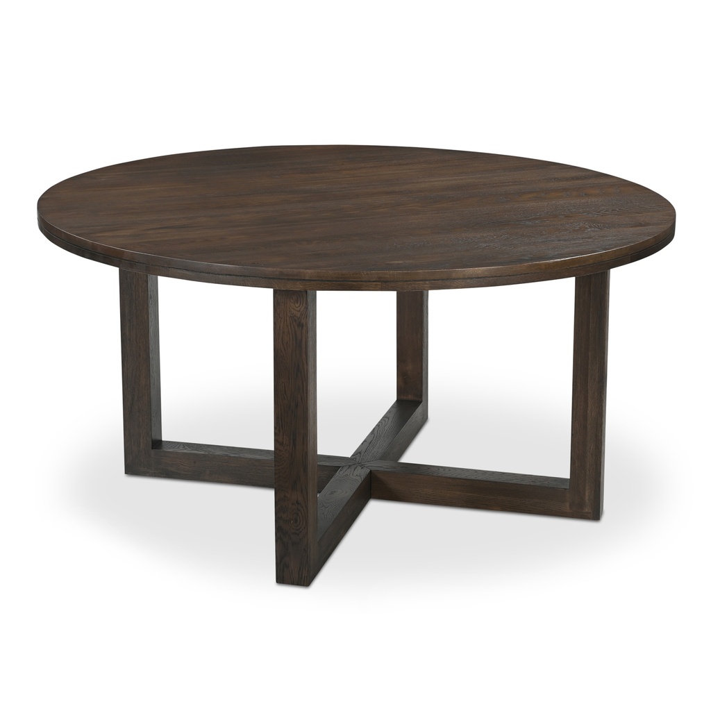 Joel Dining Table Dark Brown - 1