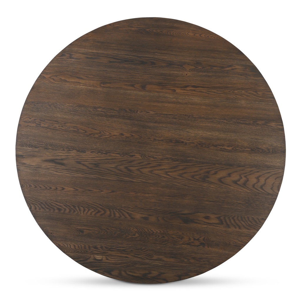 Joel Dining Table Dark Brown - 4