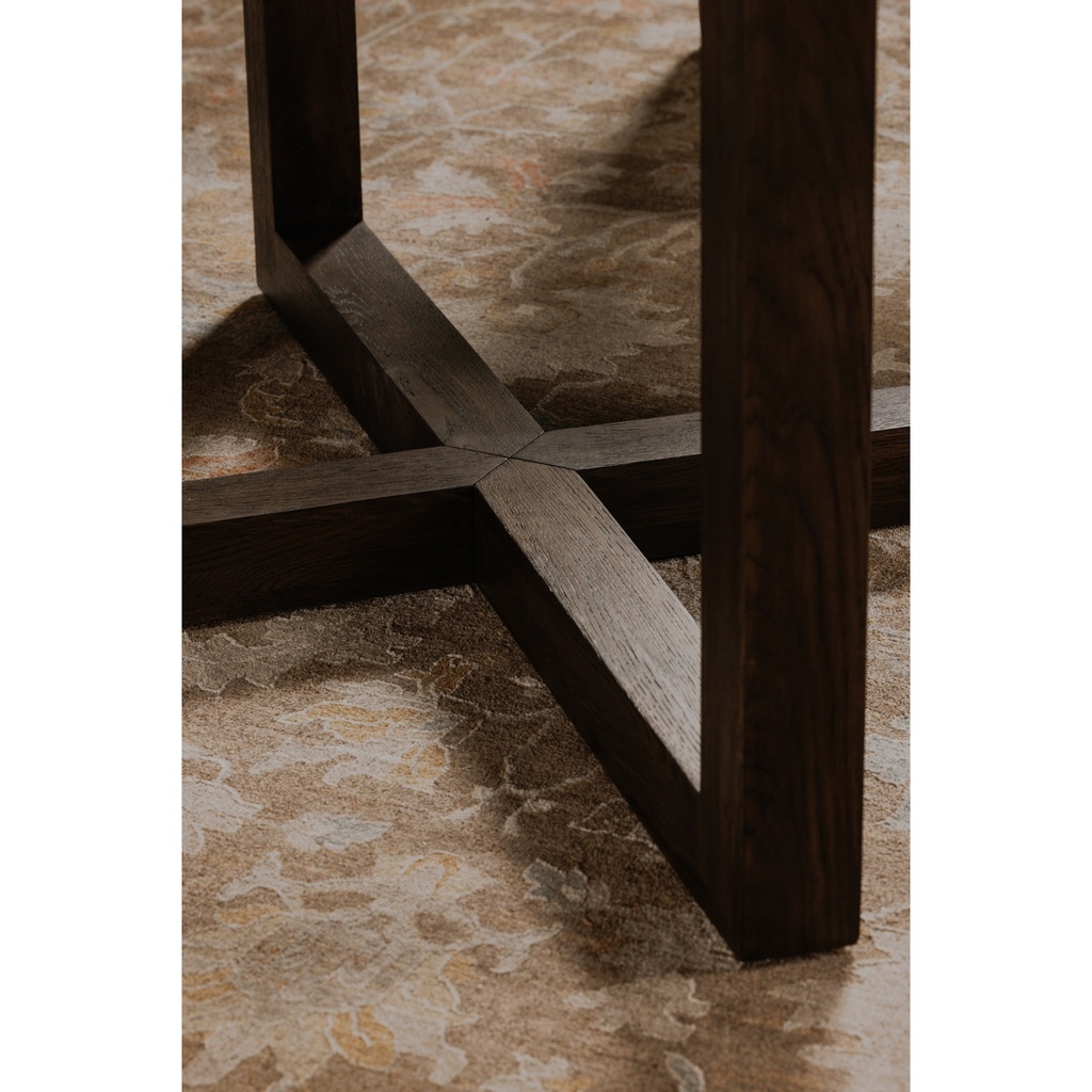 Joel Dining Table Dark Brown - 8