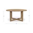 Joel Dining Table Natural - 10
