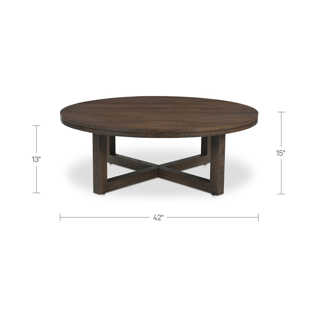 Joel Coffee Table Dark Brown - 10