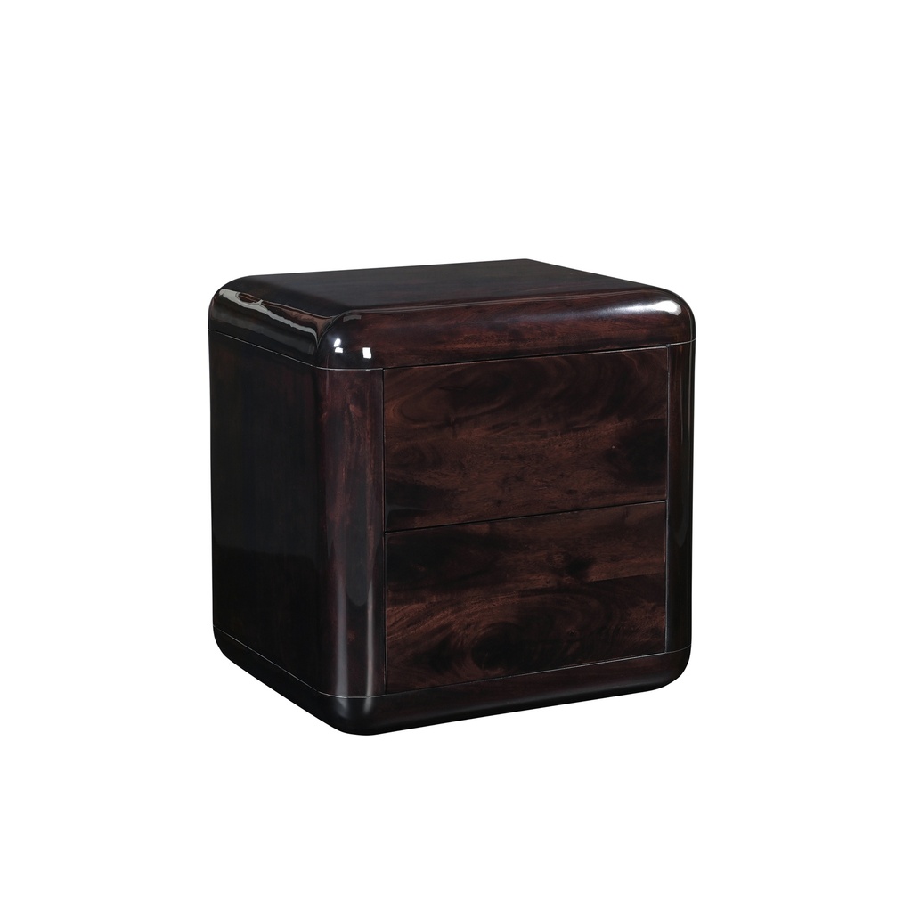 Rory Nightstand Dark Brown - 1