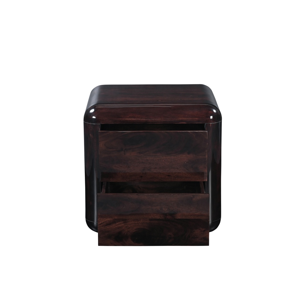 Rory Nightstand Dark Brown - 3