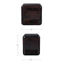 Rory Nightstand Dark Brown - 11