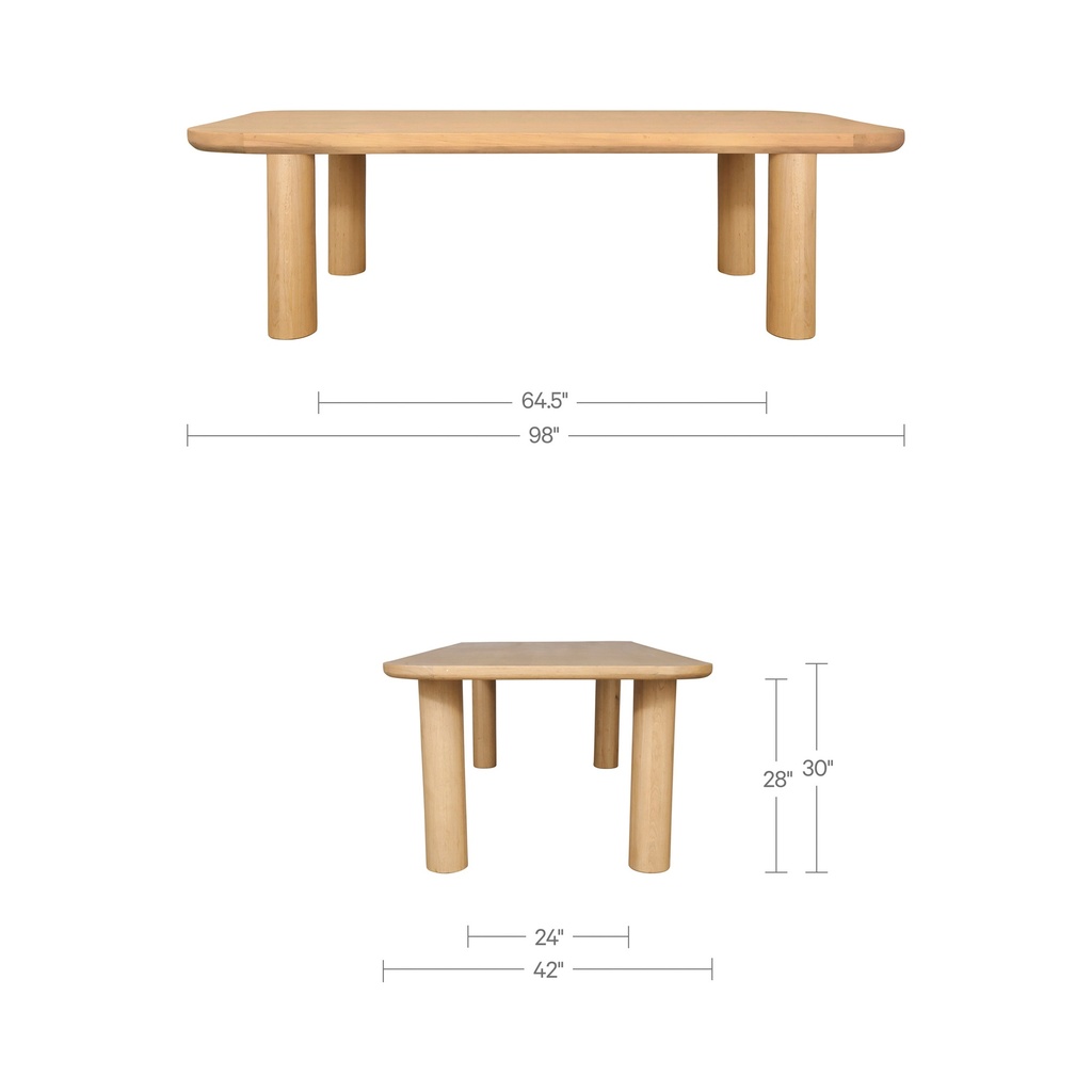 Anders Dining Table Large Natural - 7