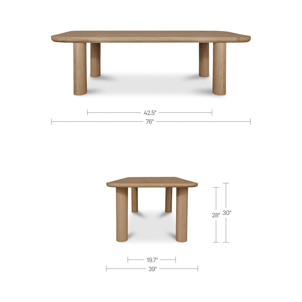 Anders Dining Table Small Natural - 7