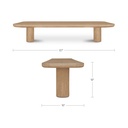 Anders Dining Bench Large Natural - 8