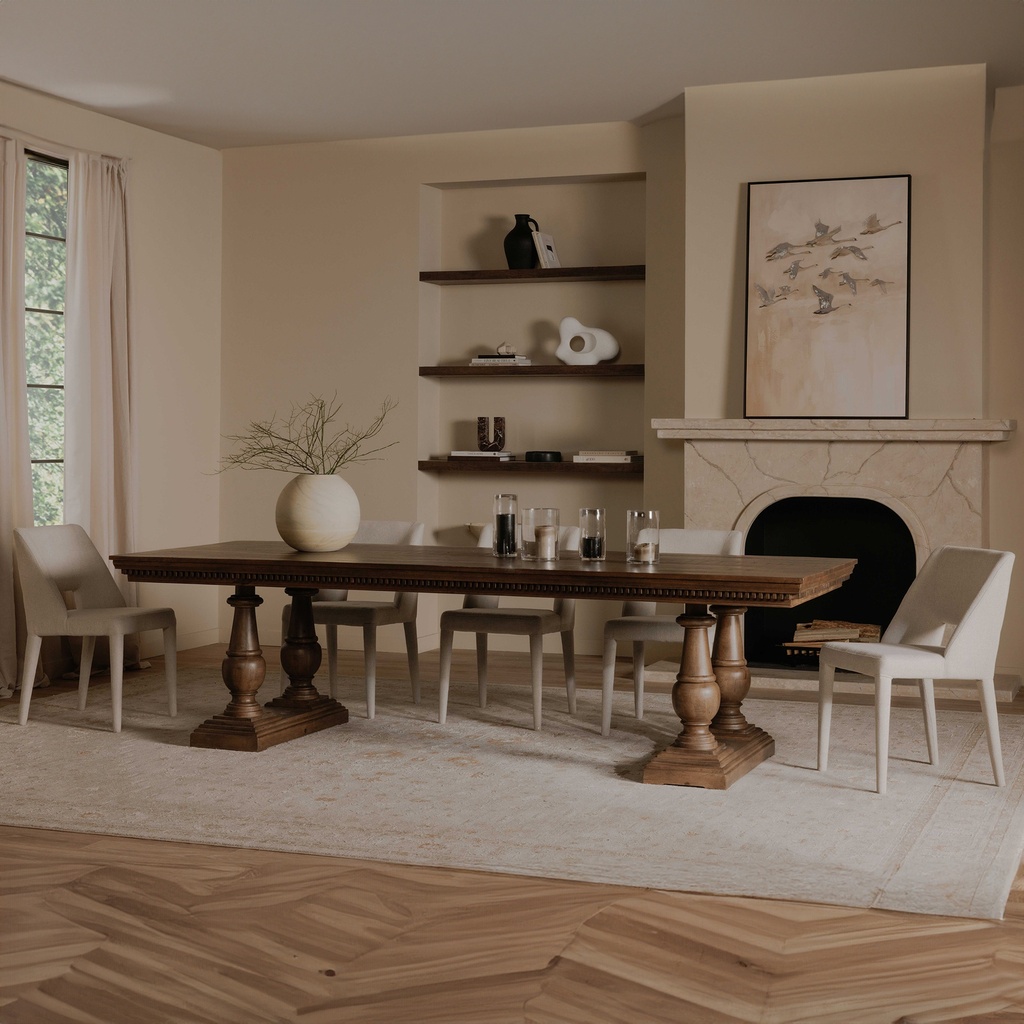 Everson Dining Table Brown - 8