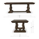 Everson Dining Table Brown - 9