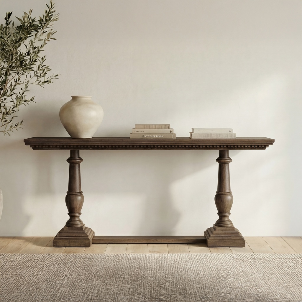 Everson Console Table Brown - 6