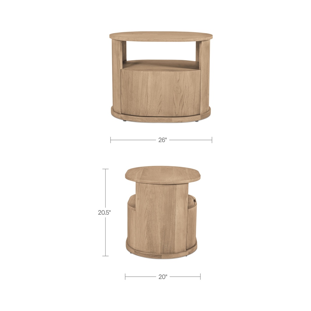 Tommy Nightstand Natural - 8