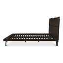 Madagascar King Platform Bed Dark Brown - 2