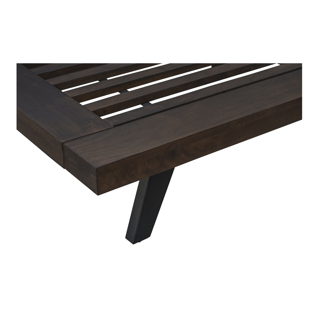 Madagascar King Platform Bed Dark Brown - 5