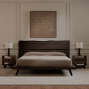 Madagascar King Platform Bed Dark Brown - 9